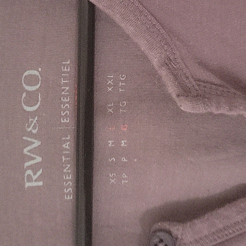 Mens Rw & Co essentials v neck - Picture 2 of 9